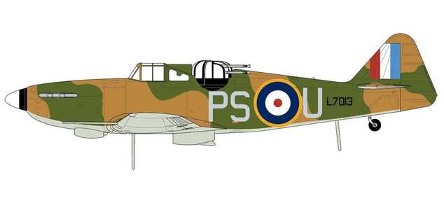 Classic Kit letadlo A02069 - Boulton Paul Defiant (1:72) - nová forma
