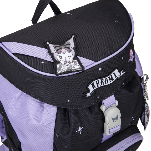 BAAGL SET 3 Airy Kuromi Fortune Dream: zaino, astuccio, sacchetto GRS