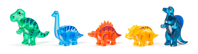 Magnetisches Bauset - Dinosaurier, 23 Teile