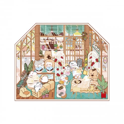 Janod Cosy Set creativ Stickere Minilume Delicii