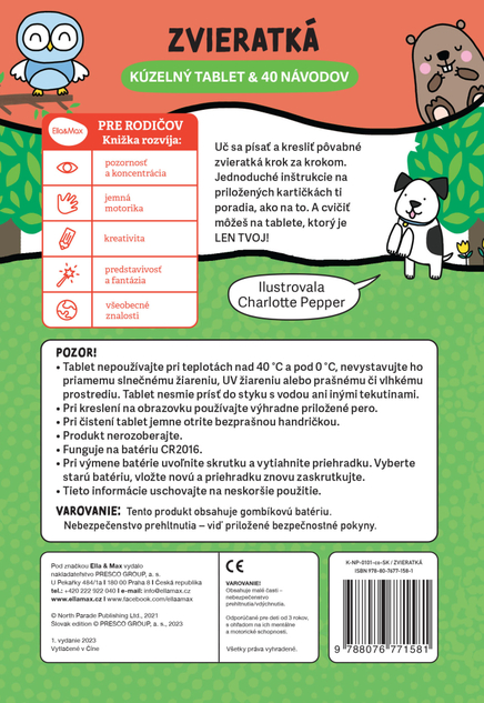 Kúzelný tablet &amp; 40 návodov – Zvieratká
