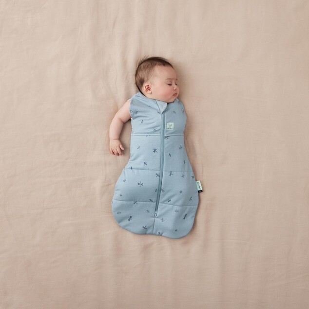 ERGOPOUCH Zavinovačka a vak na spaní 2v1 Cocoon Dragonflies 0-3 m, 3-6 kg, 2,5 tog