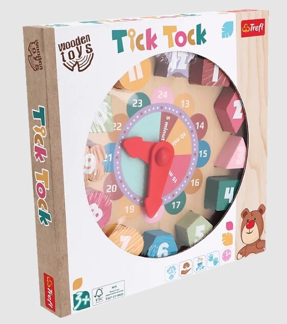 Trefl Дървена играчка - Tick Tock
