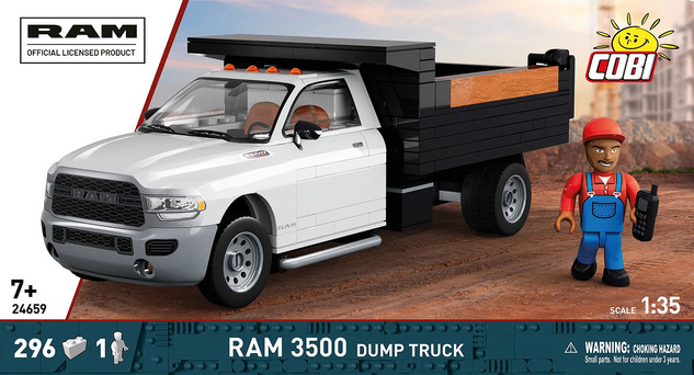 Cobi RAM 3500 Dump Truck, 1:35