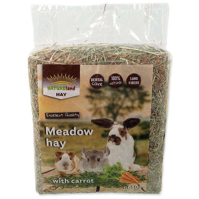 Seno Nature Land Hay s mrkvou 0,65kg