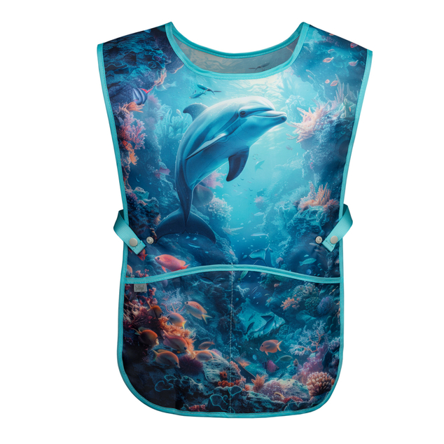BAAGL SET 5 Zippy Delfin: ghiozdan, penar, sac, sort, portofel