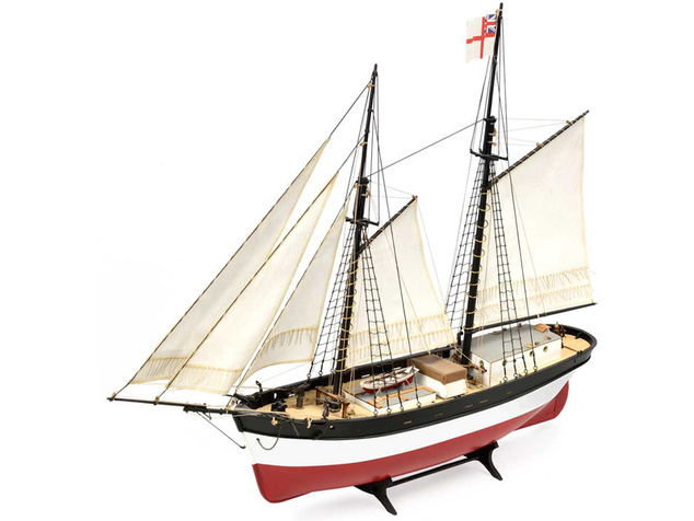 AMATI HMS Hunter škuner 1:60 kit