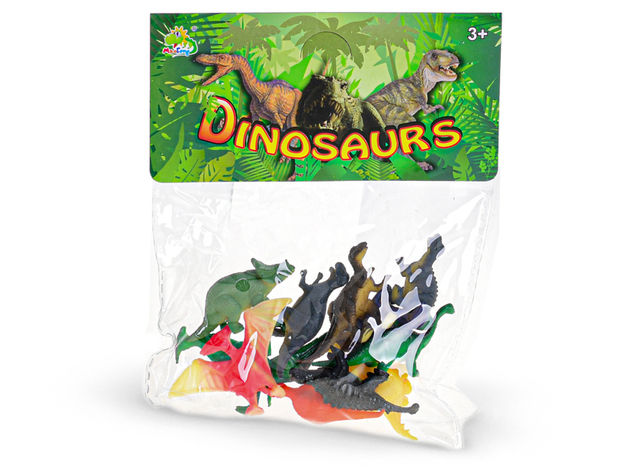 Dinosaurus 4-8cm 12druhov 12ks