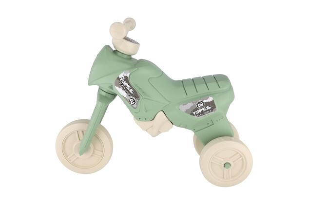 Bicicletta senza pedali Enduro Yupee verde pastello grande altezza sedile 31cm capacità di carico fi