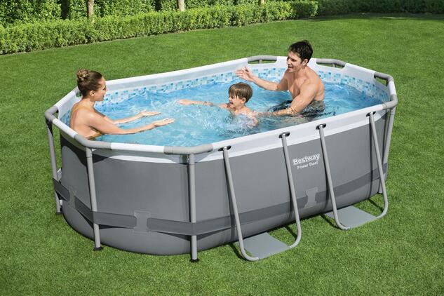 Bestway 5614A Piscine hors-sol Power Steel ovale 305x200x84 cm