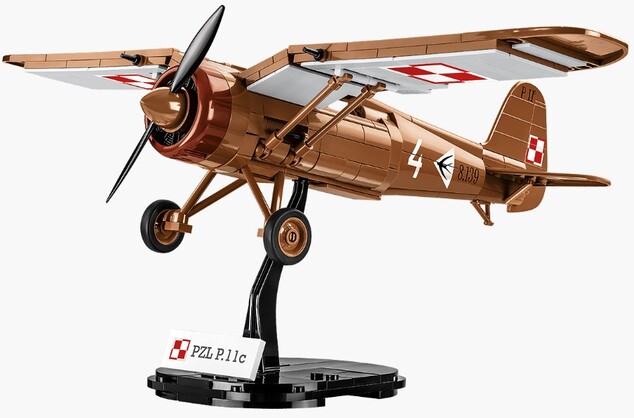 Cobi 5742 II WW PZL P.11c, 1:32, 320 k, 1 f