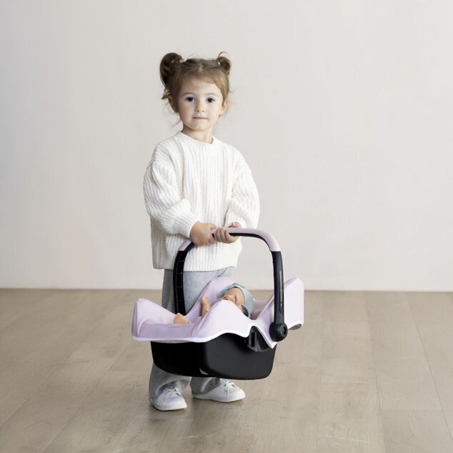 Smoby Maxi Cosi Autosedačka pre bábiky svetlo ružová