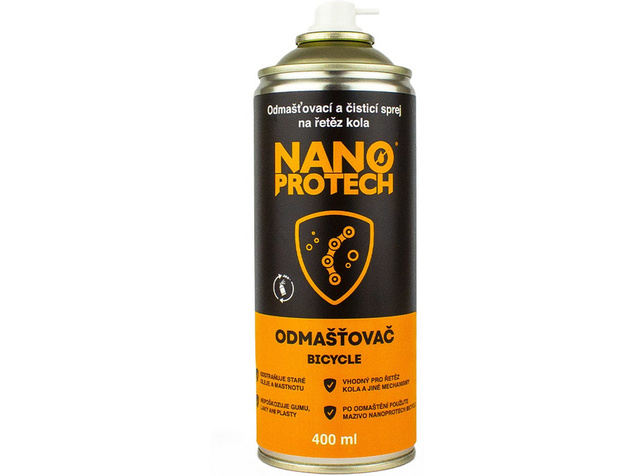 NANOPROTECH BICYCLE sprej za odmašćivanje i čišćenje lanca 400 ml