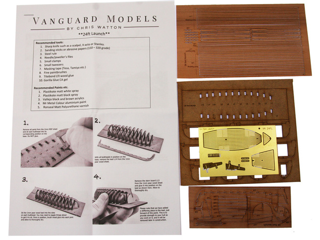 Vanguard Models Launch čln 24" 1:64 kit