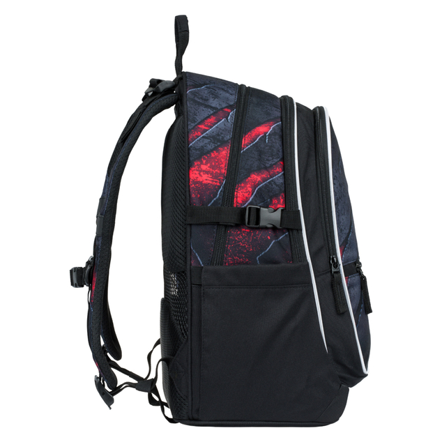 BAAGL SET 5 Core Lava: Rucksack, Federmäppchen, Beutel, Gürteltasche, Laptop-Hülle