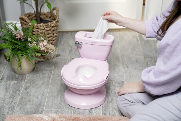 INGENUITY Kinder-Toilette mit Geräusch My Size™ Rosa