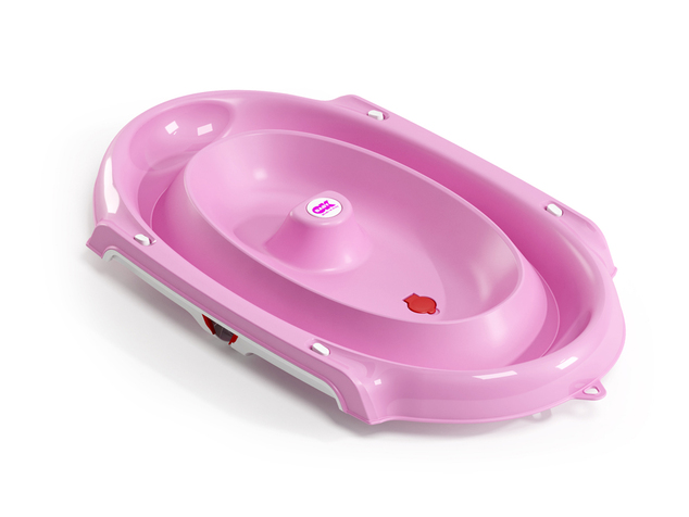 OK BABY Vanička skladacia protišmyková Onda Slim 0–12m Pink