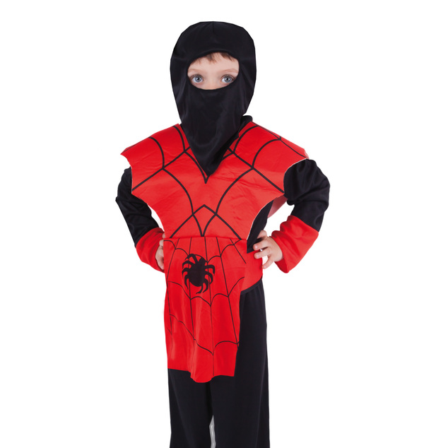Detský kostým červený ninja (M)