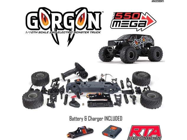 Arrma Gorgon 1:10 Kit Smart RTA číra