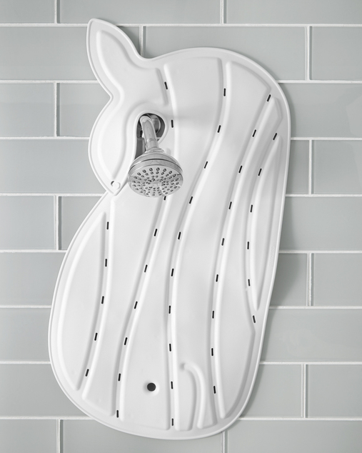 SKIP HOP Tappetino antiscivolo per vasca Moby bianco