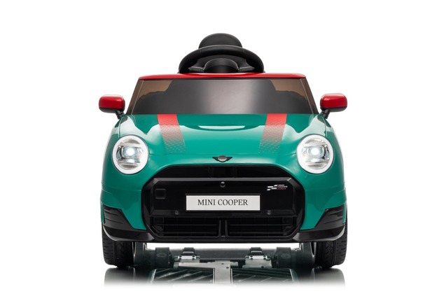 Elektrické autíčko BMW Mini Cooper 12V, zelené, USB Vstup s Bluetooth pripojením na MP3 Pr