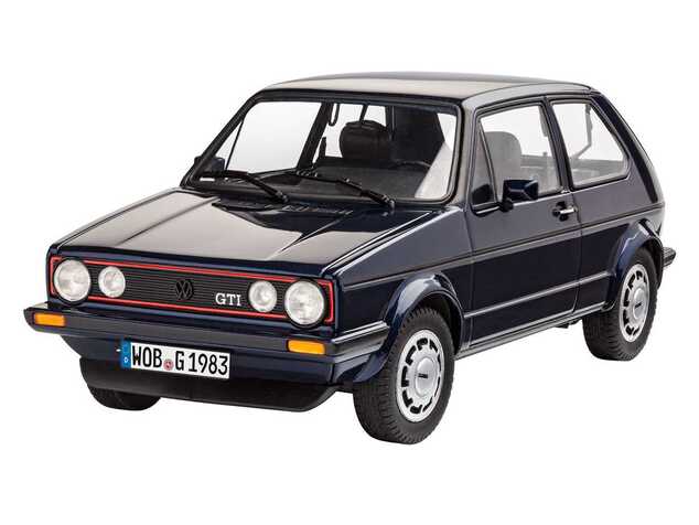 Geschenk-Set Auto 05694 - 35 Jahre VW Golf 1 GTi Pirelli (1:24)