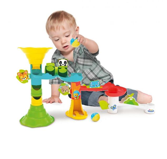 Clementoni Baby veľká guličková dráha so zvieratkami