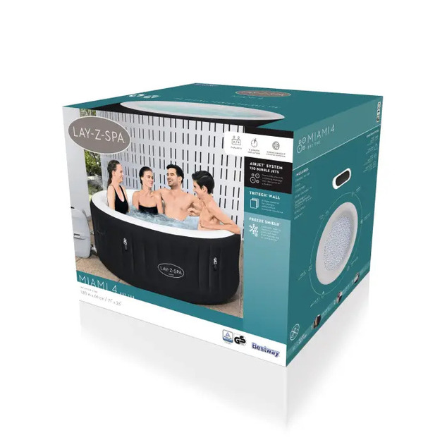 Nafukovacia vírivka Bestway 60001 Lay-Z-Spa 1.80m x 66cm Miami AirJet