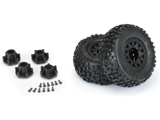 Pro-Line koleso 2.2/3.0", pneu Badlands, disk Raid H12 čierny (2)