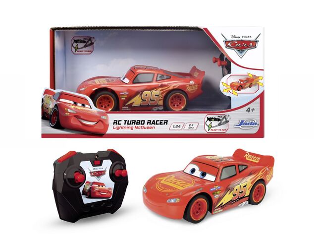 Dickie RC Cars 3 Blesk McQueen Turbo Racer 1:24, 17cm, 2kan