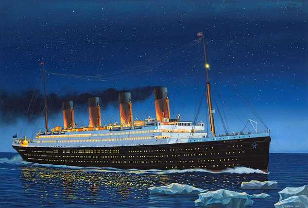 Plastic ModelKit loď 05210 - R.M.S. TITANIC (1:700)