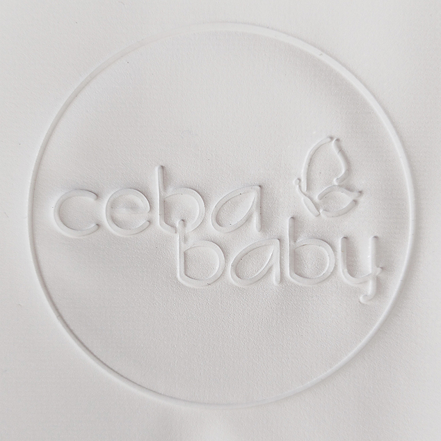 CEBA BABY Wickelauflage 2-seitig weich (50x70) Basic, weiß