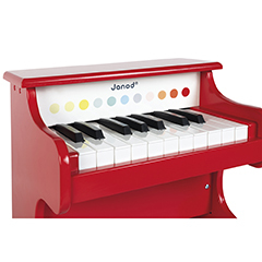 Janod Strumento musicale in legno Pianoforte elettronico Confetti