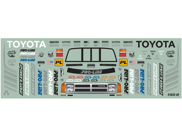 Pro-Line karoséria 1985 Toyota HiLux SR5 číra: SCX24