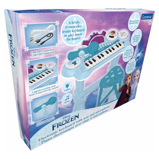Lexibook Elektronické klávesy so sedačkou Frozen