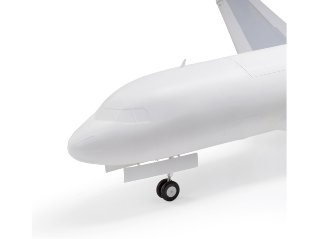 E-flite Airbus A320neo EDF 1.5m AS3X+ SAFE Select BNF Basic biely