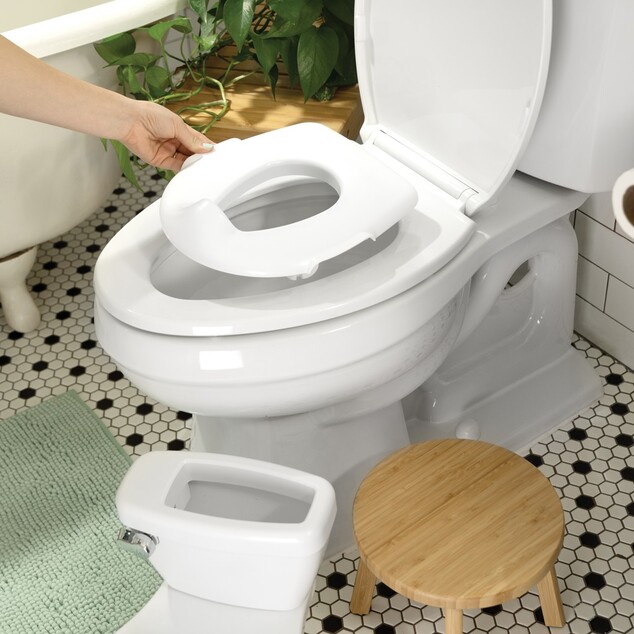 INGENUITY Kinder-Toilette mit Geräusch My Size™ Weiß