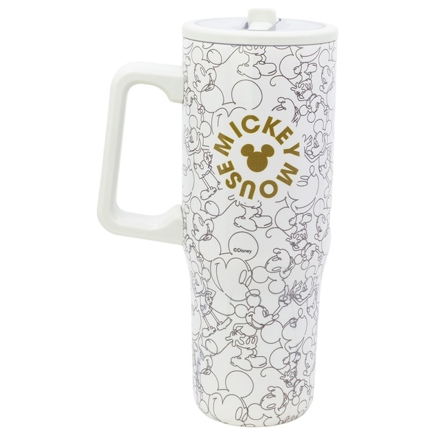 Mickey Mouse Termohrnček so slamkou a uchom 920 ml