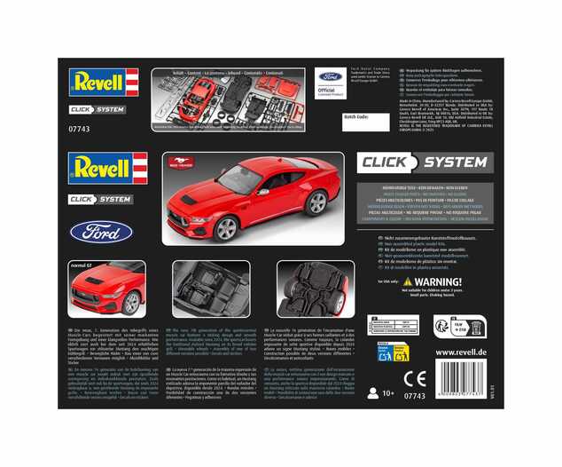 EasyClick auto 07743 - 2024 Ford Mustang GT (1:25)