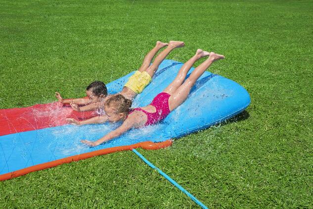 Bestway 52478 H2OGO!® Tsunami Splash Ramp™ tobogán pre 2 osoby 488 x 143 cm