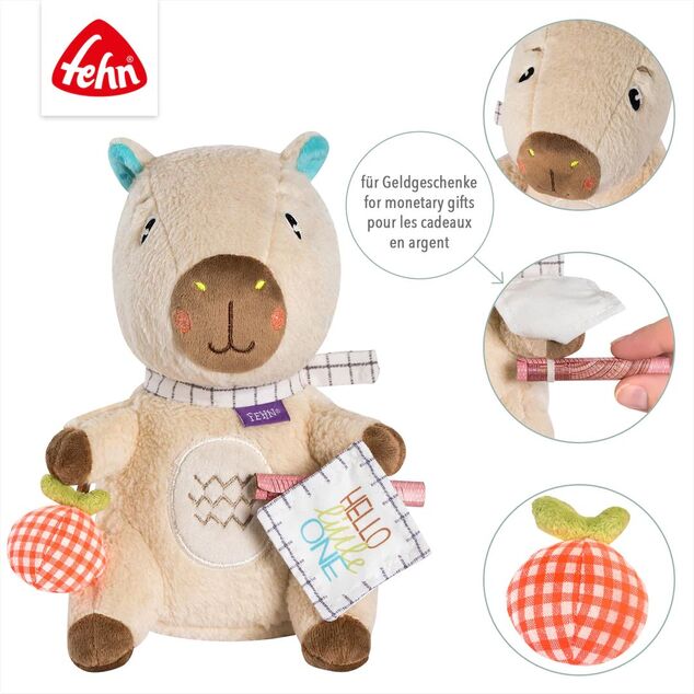 Doudou capybara 'Hello little one'