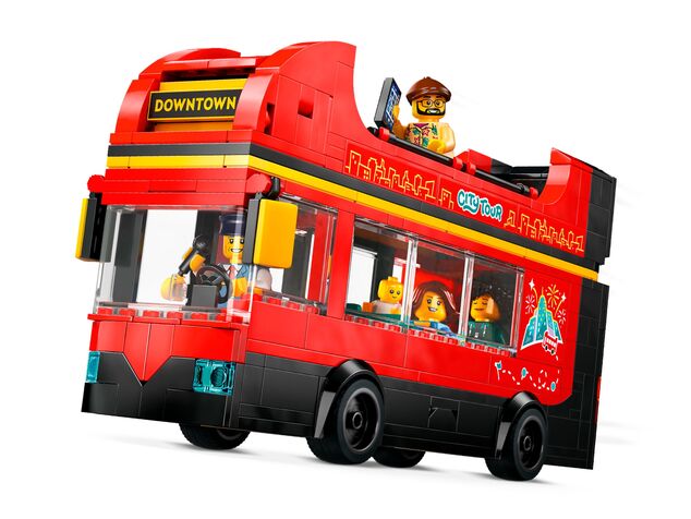 LEGO® City 60407 Červený dvojposchodový vyhliadkový autobus