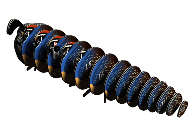 EUGY Wachtel 3D Kartonbausatz
