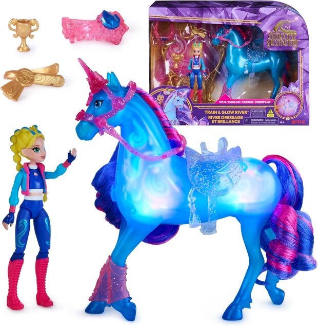 Spin Master Unicorn Academy  Isabel &amp; River svietiaci