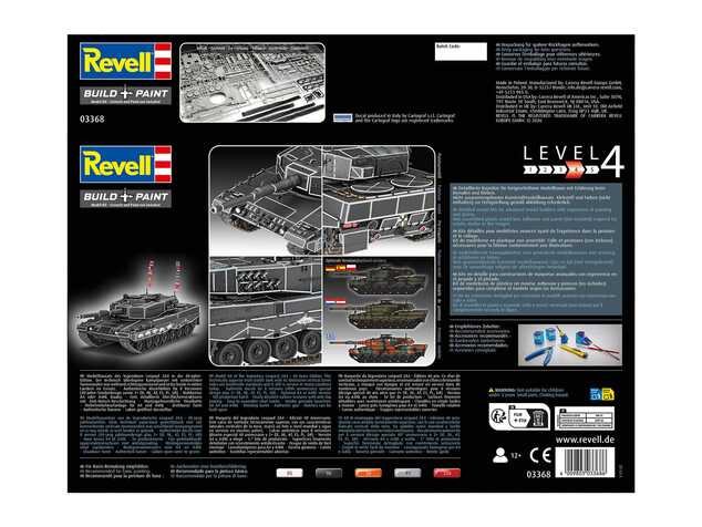 Plastic ModelKit tank 03368 - Leopard 2A4 - Decorazione Speciale 40º Anniversario (1:35)