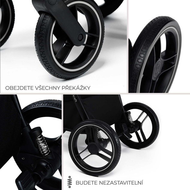 Kinderkraft Kočík kombinovaný Nea 2 2v1 Dark Grey