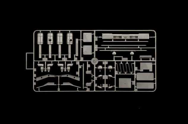 Model Kit teherautó 90727 - Fekete Mennydörgés Ausztrál Teherautó (1:24)