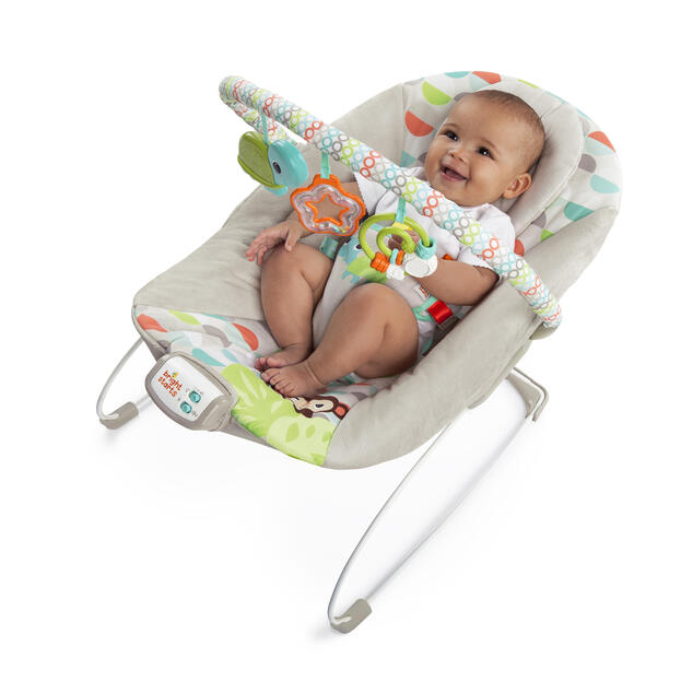 Lehátko vibrujúce s melódiou Happy Safari 0m+, do 9kg, 2018