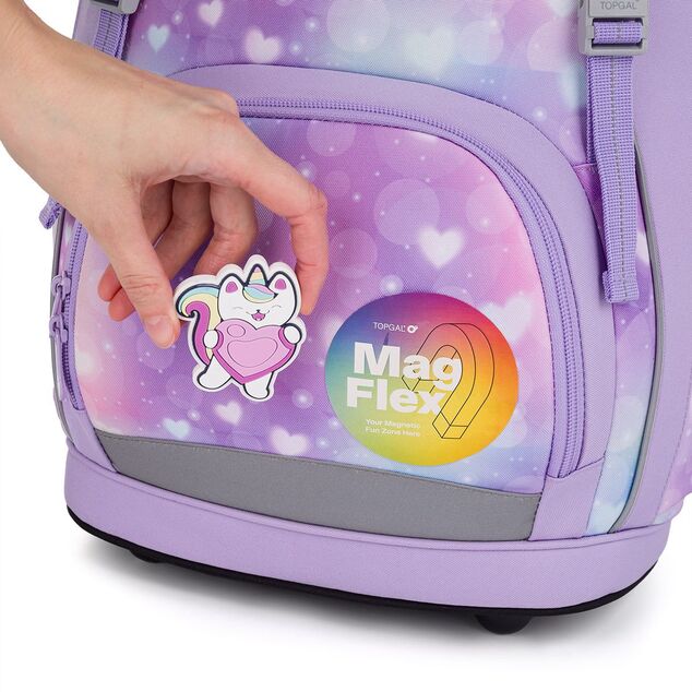 Topgal KIRA 25004 Fialová ľahká aktovka