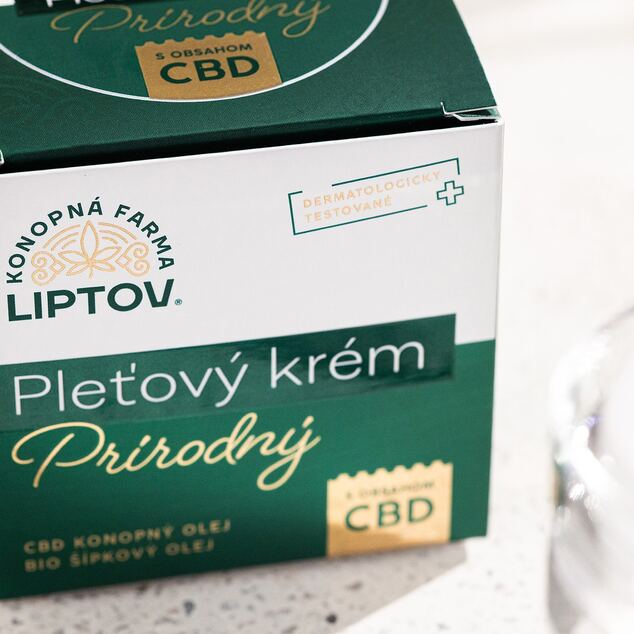CBD Krém Prírodný LUXURY 50 ml